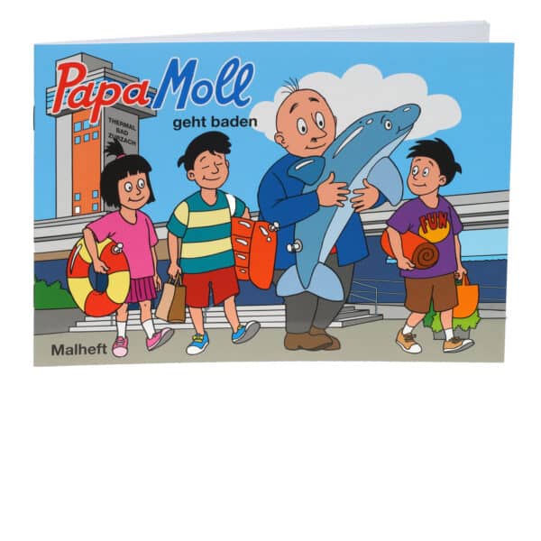 Livre de coloriage Papa Moll