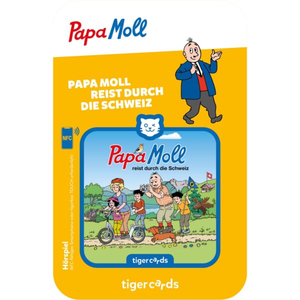 tigercard "Papa Moll reist durch die Schweiz"